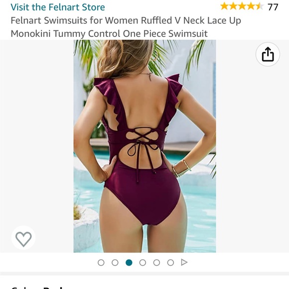 One piece bathing suit - Picture 2 of 4